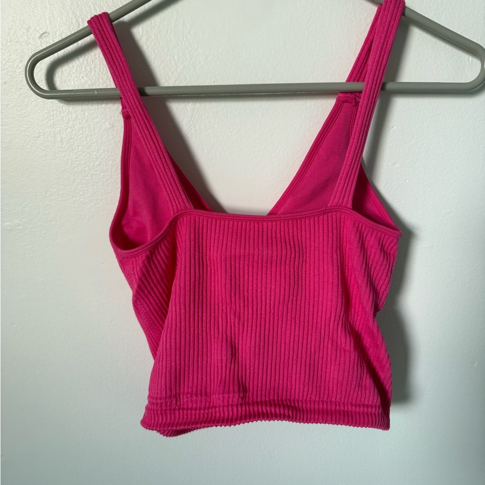 Dry Goods Fuchsia Ribbed Tank Top